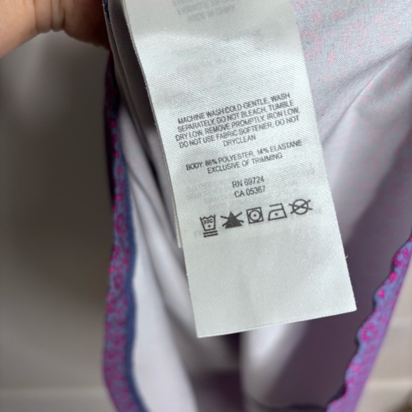 Columbia PFG Purple Cross Back Midi Dress Size L - Picture 4 of 8